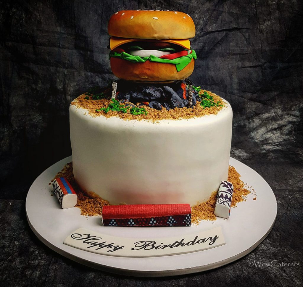19 Mẫu bánh sinh nhật tạo hình bánh Hamburger độc đáo - Bánh Thiên ...