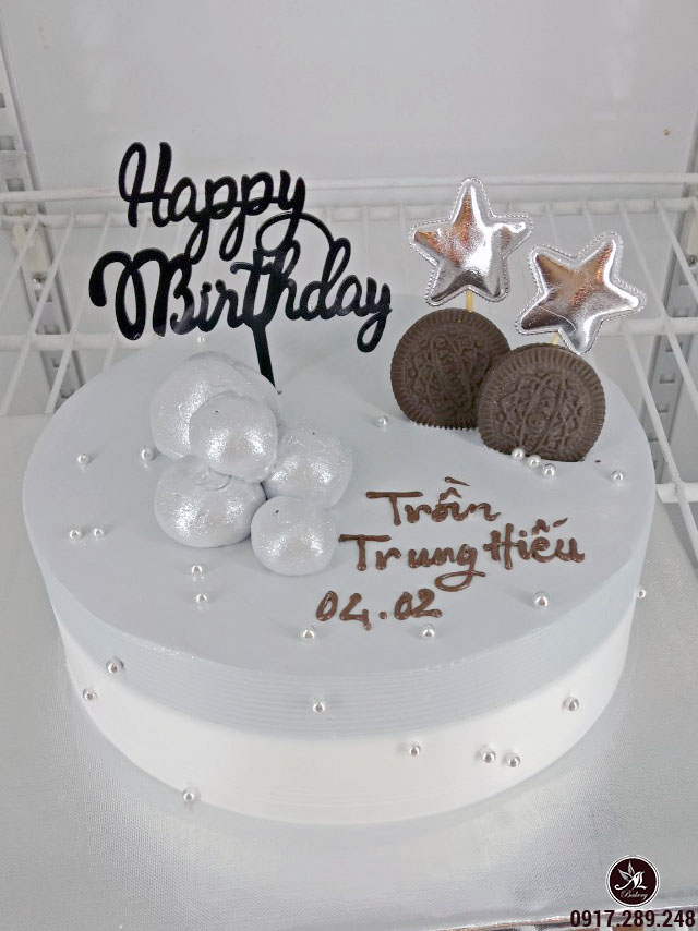 Mẫu bánh sinh nhật trang trí đơn giản - Tiệm bánh MiaCake Đà Nẵng