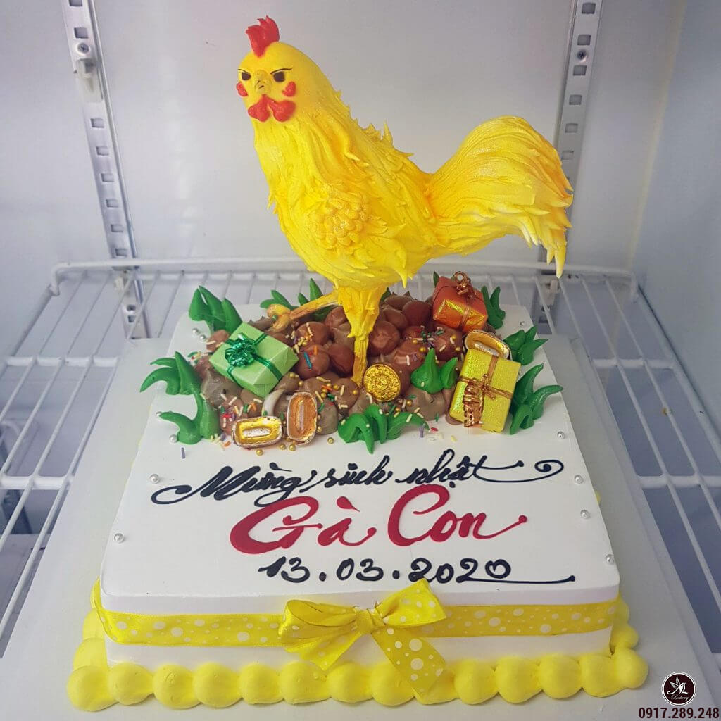 TỔNG HỢP || 69+ Chiếc bánh sinh nhật hình Con Gà đáng yêu