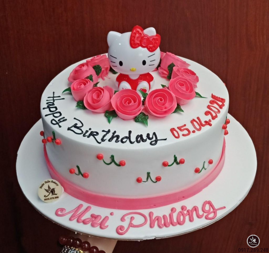 Cách làm bánh kem Hello Kitty đơn giản nhất  How to make Hello Kitty  birthday cake  YouTube