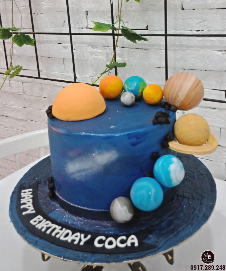 Bánh sinh nhật 3D hình các hành tinh, phi thuyền độc đáo bán rất chạy.  bánh kem ngộ nghĩnh