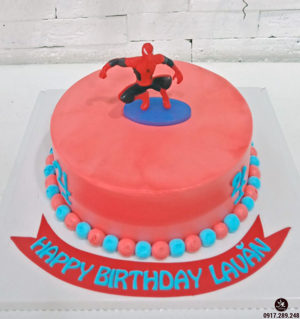 SUPERMAN] Bánh sinh nhật vẽ hình SIÊU NHÂN NGƯỜI NHỆN đỉnh nhất